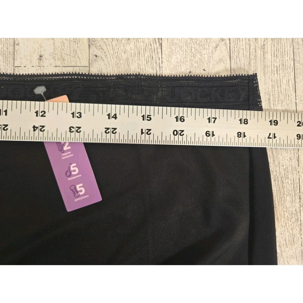 Jockey Period Underwear 4XL Brief Mod Absorbency Stretch Black